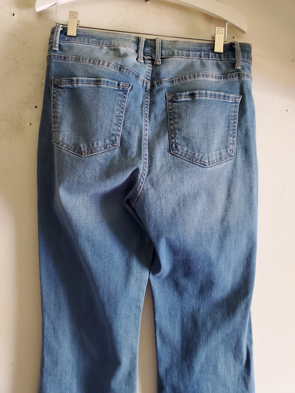 Knox Rose Light Blue Flare Jeans - Picture 5 of 11